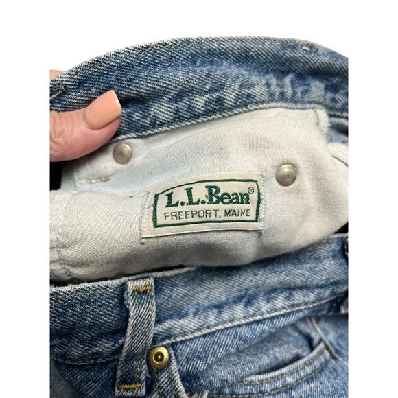 Vintage L.L. Bean High Rise Jeans Women's Size 12/32 - Picture 4 of 7